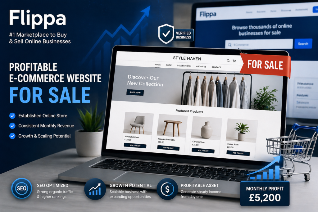 E-commerce Website for Sale