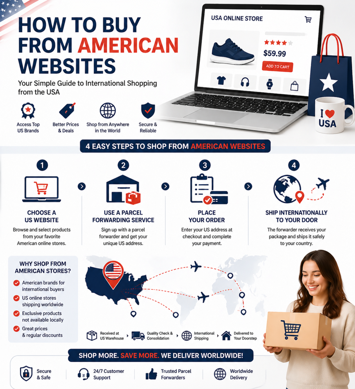 How to buy from American websites